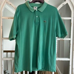Lacoste size 7 men’s polo equivalent to an extra large